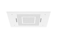 Steinberg Série 390 Sensual Rain Panneau de pluie, set complet, montage au plafond, 3 jets, Easy-Clean, 600x800mm, 3906831, Couleur: Acier inoxydable poli