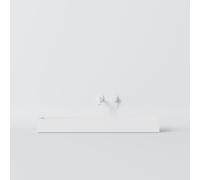 Steinberg Série 440 lavabo à poser, anguleux, sans trop-plein, 1000x375x110mm, SOLIDSurface, 4407210W