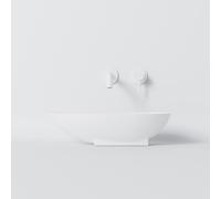 Steinberg Série 440 lavabo à poser, ovale, sans trop-plein, 600x350x155mm, SOLIDSurface, 4406400W