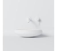 Steinberg Série 440 lavabo à poser, rond, sans trop-plein, 400x400x112mm, SOLIDSurface, 4406300W