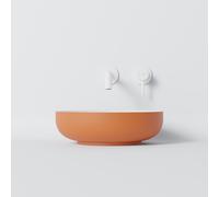 Steinberg Série 440 lavabo à poser, rond, sans trop-plein, 400x400x120mm, SOLIDSurface, 440612007, Couleur: orange