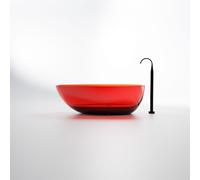 Steinberg Série 489 Baignoires en pose libre, en polyrésine, 1680x850x550mm, 489801034, Couleur: Rubis