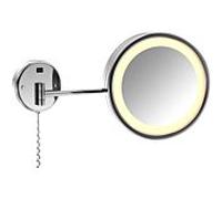 Steinberg Série 650 Miroir cosmétique, avec éclairage LED, 2 bras, grossissement 3x, 6509020 - 6509020