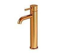 Steinberg Armaturen Robinetterie de lavabo Série 100 1001700RG, saillie 128 mm, sans vidage, Or rose