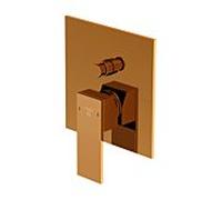 Steinberg Series 160 mitigeur bain/douche 16021033RG à encastrer, or rose, plaque de recouvrement 165x165mm, pour mitigeur bain/douche, avec inverseur