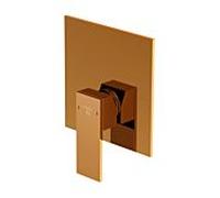 Steinberg Series 160 set de finition 16022433RG or rose, plaque de recouvrement 165x165mm, pour mitigeur bain/douche
