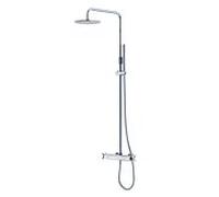 Steinberg SÃ©rie 250 SystÃšme de douche, avec robinetterie thermostatique, Easy Clean, 2502721, Coloris: chrome - 2502721