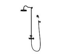 Steinberg Série 350 Système de douche, set complet avec thermostat, 3502721S, Couleur: noir