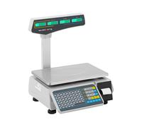 Steinberg Systems Balance de contrôle - 30 kg / 15 g - 38 x 26,5 cm - avec étiquettes et écran LCD SBS-EBS-101