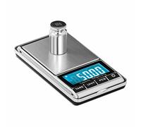 Steinberg Systems Balance électronique de poche - 500 g - 0,05 g / 200 g - 62 x 54 mm - Étui en cuir synthétique SBS-DW-500VAS