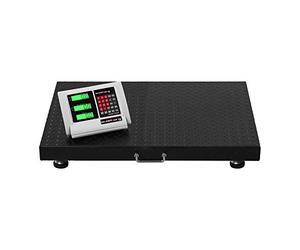 Steinberg Systems Balance de sol 1000 kg / 200 g - 60 x 80 cm - Balance industrielle numérique avec écran LCD sans fil