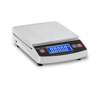 Steinberg Systems Balance De Table Électronique Professionnelle SBS-TW-5000 (5 g à 5000 g, ±1,0 g, Écran LCD, Unités kg/g/lb/oz, Plateau 14,8 x 15,2 cm)