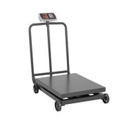 Steinberg Systems Balance plateforme - 1 000 kg / 0,2 kg - 60 x 80 cm - à roulettes - LED SBS-PF-1000/200
