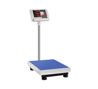Steinberg Systems Balance Plateforme, 300 kg, ±50 g, 40x50 cm, LED | Professionnelle, Pèse-Colis, Rétroéclairage Ajustable, 3 Espaces De Sauvegarde Programmables