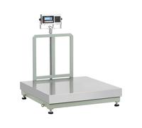Steinberg Systems Balance plateforme - 800 kg / 0,1 kg - 100 x 100 cm - avec imprimante d'étiquettes SBS-PF-800/100P