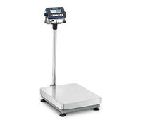 Steinberg Systems Balance Plateforme, Industrielle, au Sol, 150 kg, Kg/lb | Écran LCD Affichant De Grands Chiffres, Fonctionnement Avec Batterie Et Sur Réseau, Résolution : 0,005 kg