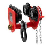 Steinberg Systems Chariot pour palan - 3 000 kg - Largeur de fer : 90-130 mm - Avec chaine SBS-RT-3000C