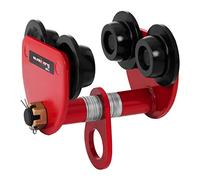 Steinberg Systems Chariot Pour Palan Porte Palan Manuel Avance Par Poussée Engrenage SBS-RT-2000 (Capacité 2000 kg, Largeur De Fer 105-160 mm, Coeff. sécurité 1,25, Oeillet XL, Acier/acier allié)
