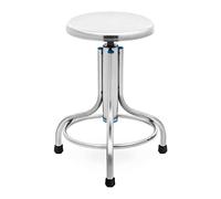 Steinberg Systems SBS-LF-100 Tabouret labo inox 150 kg Tabouret de laboratoire Tabouret laboratoire roulette