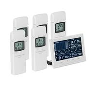 Steinberg Systems Station Météo Centrale Météo sans Fil Enregistreur Données Capteur SBS-RS-500 (Écran LCD, Portée 100 m, Avertissements, Humidité, Température)