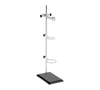 Steinberg Systems Support De Laboratoire Universel Statif Matériel Verrerie Fournitures Scientifiques Chimie SBS-LS-300 (Tige 570 mm, Pince 193 mm, Socle 20 x 14 cm, 2 anneaux @ 50 & 70 mm, Fer)