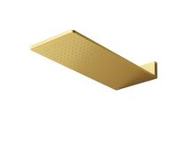 Steinberg Wall Rain Douche de tête, avec raccordement direct au mur, avec Easy-Clean, 600x250mm, 3905661BG, Couleur: Or brossÃ©