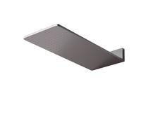 Steinberg Wall Rain Douche de tête, avec raccordement direct au mur, avec Easy-Clean, 600x250mm, 3905661BGM, Couleur: Brushed Gun Metal