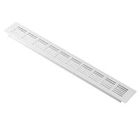 Steinberg14 Blanc 400x60mm Grille D'aération - Rectangulaire Grille de ventilation en Aluminium