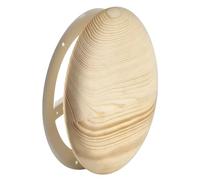 Steinberg14 Diffuseur en Bois pour Sauna - 160mm Valve d'air pour Mural - Grille d'Aération Ventilation Ronde de Plafond pour Conduit - Vanne Universelle d'Alimentation et d'Extraction - Bois de Pin
