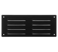 Steinberg14 Grille d'Aération Rectangulaire 260x105mm - Anthracite Grille de Ventilation en Métal - Registre d'évacuation d'air Avec Moustiquaire - Couvercle d'évent Interne pour Mur et Plafond