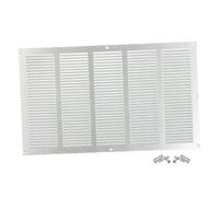 Steinberg14 Grille d'Aération Rectangulaire 500x300mm - Acier Galvanisé Grille de Ventilation en Métal - Registre d'évacuation d'air Avec Moustiquaire - Couvercle d'évent Interne pour Mur et Plafond
