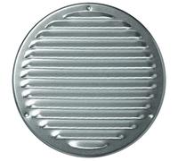Steinberg14 Grille d'Aération Ronde 200mm - Acier Galvanisé avec Maille de Protection - Grilles de Ventilation - Registre d'évacuation d'air
