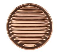 Steinberg14 Grille d'Aération Ronde 200mm - Cuivre avec Maille de Protection - Grilles de Ventilation - Registre d'évacuation d'air