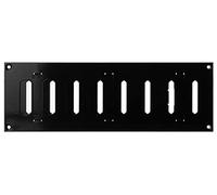 Steinberg14 Noir 300x100mm Réglable Grille d'aération en Métal - Grille de Ventilation avec Réglage Coulissante