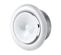 Steinberg14 Valve à Disque Réglable - 100mm Diffuseur/Grille D'aération - Vanne à Disque en Métal