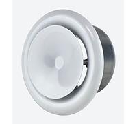 Steinberg14 Valve à Disque Réglable 80mm - Diffuseur/Grille D'aération - Vanne à Disque en Métal