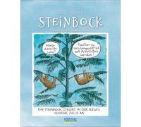 Steinbock 2026: Sternzeichenkalender-Cartoonkalender als Wandkalender im Format 19 x 24 cm.