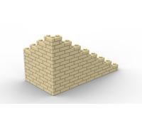 Steinchenshop City Lot de 215 briques de construction, briques, briques de maçonnerie, beige