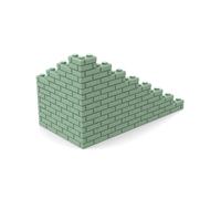 Steinchenshop Lot de 190 briques de construction classiques de 1 x 2 - Couleurs assorties (blanc)