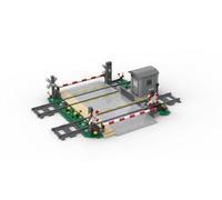 Steinchenshop Rails de passage à double voie City 599 briques de serrage, compatibles avec le leader du marché, Gobricks ST-99011