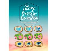 Steine Kreativ Bemalen Schritt Fuer Schritt Anleitung: Ein Steine Bemalen Buch Mit Verschiedenen Motiven Zum Nachmalen Steine Bemalen Mandala Das Uebungsheft Dot Mandala Dot Painting