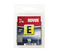 Steinel 044-0084 Carton de 2600 Clous J/16 mm Rouge | Clous galvanisés pour agrafeuse cloueuse, idéals pour la fixation de moulures décoratives, listels d’angle et autres bois