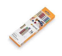 Steinel 065539 Bâtonnets de colle pailletée Ø 7 mm 16 bâtonnets, 96 g, 150 mm de longueur, colle chaude colorée en 5 couleurs différentes, Ø 7 mm, 16 pièces