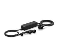 Steinel 089269 100 W Bloc d'alimentation, transformateur Basse Tension avec Prise UE, résistant aux intempéries IP67, 2 Sorties, Plug & Play, Accessoires de Jardin 24 V, Noir