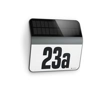 Steinel 4007841035730, luminaire extérieur XSolar LH-N, numéro de maison éclairé sans courant, applique solaire LED, Plastique et Acier inoxydable, Intégré, 0.03 W, Anthracite