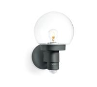 Steinel Applique extérieure à détection L 115 S anthracite, détecteur de mouvement 240°, portée 12 m, douille E27 max. 60 W