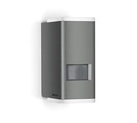 Steinel Applique L 930 S anthracite, 9,3 W LED pour l'extérieur, détecteur de mouvement 140°, UP-/Downlight, blanc chaud, marche forcée