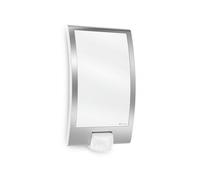 Steinel Applique murale avec détecteur de mouvement L22 gris métal - Luminaire extérieur avec capteur de présence - Lampe extérieure 60 W avec portée de 10 m