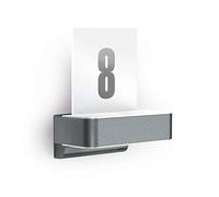 STEiNEL Applique murale extérieure L 820 SC anthracite, numéro de maison, détecteur de mouvement 160°, connectable via Bluetooth App