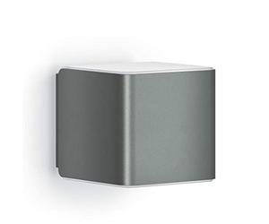 Steinel Applique murale L 840 SC, éclairage extérieur à LED, détecteur de mouvement 160°, connectable, peut être utilisée via app, anthracite